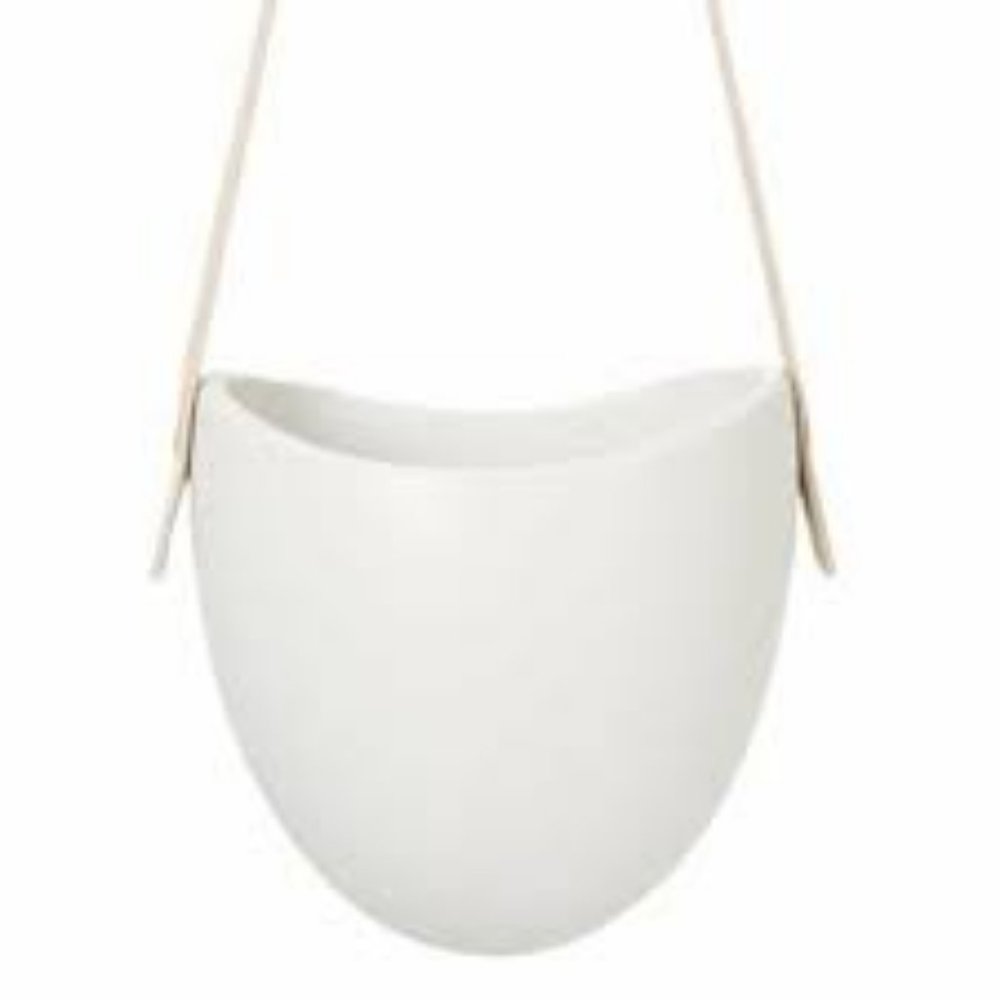 NWT Ceramic Hanging Planter Wall Planters Set of 3 - Picture 2 of 4